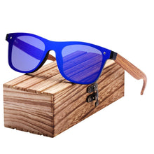 Load image into Gallery viewer, Luxury Elegent Polarized Wood Sun glass Sports Eyewear Square Sunglasses For Women and Men With UV400 Protection