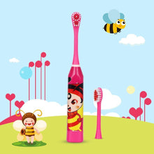 Load image into Gallery viewer, Cartoon Children Electric Toothbrush Double-sided Heads Electric Teethbrush Or Replacement Brush Perfect Electric Brush For Kids