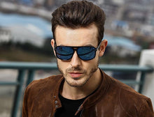 Load image into Gallery viewer, Luxury Polarized Men Business Oversized Mirror Sunglasses For Driving Brand Designer Driver Sunglasses UV400 Protection