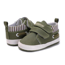 Load image into Gallery viewer, First Walkers Infant Babies Shoes Sole Soft Canvas Solid Footwear For Newborns Toddler Classic Style Sneakers