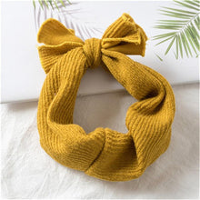 Load image into Gallery viewer, Modern Headbands Knitted Newborn Baby Bows Head Warm Headband Infant Toddler Hair Bow for Girls Kids