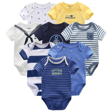 Load image into Gallery viewer, 8PCS Set Modern Baby Rompers Cotton Overalls Newborn Clothes Jumpsuit Sumemr Baby set for Boys and Girls Kids