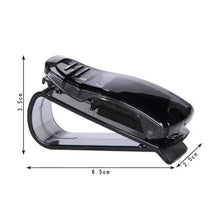 Load image into Gallery viewer, KAWOO Hot Sale Car Accessories Sun Visor Sunglass Eyeglasses Glasses Card Pen Abs Portable Clip Ticket Holder Stand 1Piece