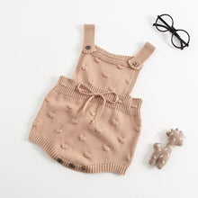Load image into Gallery viewer, Baby Girl Knitted Clothes Rompers Jumpsuit Cotton Infant Baby Girl Romper In Retro Style For Girls