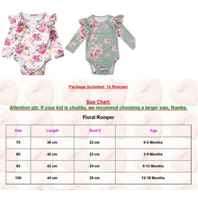 Load image into Gallery viewer, Toddler Infant Newborn Baby Girls Kids Long Butterfly Sleeve Romper Outfits Playsuit Jumpsuit