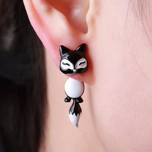 Load image into Gallery viewer, 1Pc Women's Chic Cute 3D Fox Ear Stud Gift Party Lovely Cartoon Animal Earring