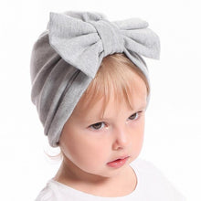 Load image into Gallery viewer, Modern Trend Stylish Baby Hat for Girls Big Bow Turban Baby Cap Accessories In Great Design