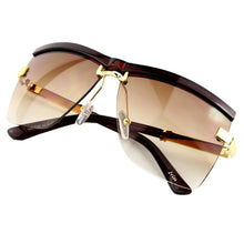 Load image into Gallery viewer, Sunglasses Women 2023 Luxury Retro Semi-Rimless Frame Brand Design Business Sun Glasses Ladies Men Unisex 6 Colors UV400