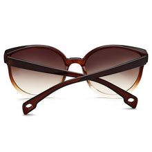 Load image into Gallery viewer, Luxury Modern Elegant Lady Sunglasses WIth Cat Eye Women Eyewear Plastic Frame Clear Lens With UV400 Protection