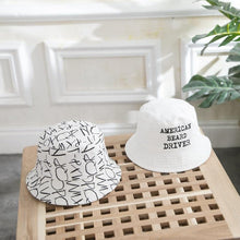 Load image into Gallery viewer, Children Summer Hat Double Sided Sun Caps For Boys And Girls Letter Printing Fisherman In Modern New Design