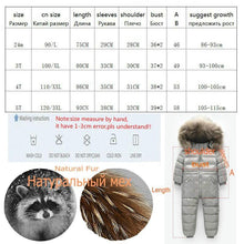 Load image into Gallery viewer, Winter Snowsuit for Climbing Babyboy Jacket Outdoor Infant Clothes for Girls/Boys For Ski And Winter