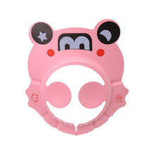 Load image into Gallery viewer, Baby Bathroom Safety Visor Hat Child Shower Cap Adjustable Soft Protect Cute Children Shampoo Safety Protection Bathroom Accessories
