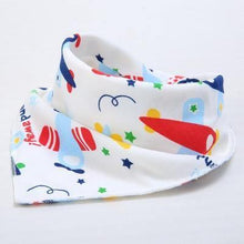 Load image into Gallery viewer, Baby Bibs Cute Cartoon Pattern bib Burp Cloths Saliva Towel Cotton Infant Burp Cloths Bib For Kids