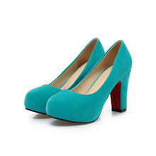 Load image into Gallery viewer, 2017 Limited Zapatos Mujer Tacon Shoes Big Size 34-43 Colour New Spring Autumn Women's Pumps Women Shoes High Heels Pu A35-1