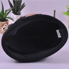 Load image into Gallery viewer, Australian Hats Elegant Wool Feather Bow Airline Stewardess White Women's Fedora Caps Formal Lady Hat Royal Style DomeChapeu