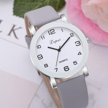 Load image into Gallery viewer, Woman's Watch Fashion Simple White Quartz Wristwatches Sport Leather Band Casual Ladies Watches For Women and Girls