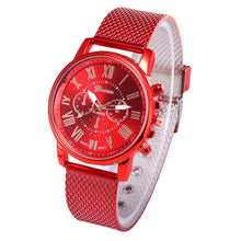 Load image into Gallery viewer, Analog Women watches Quality Fashion Roman Numerals Faux Leather Analog Quartz Ladies watch Bracelet Clock Gift For Women Lady and Girls