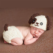 Load image into Gallery viewer, Knitting Baby Hat Newborn Photography Props Cute Children Pajamas Set For Girls And Boys
