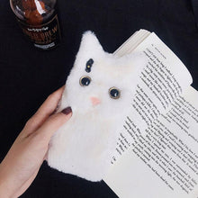 Load image into Gallery viewer, 3D Cartoon Doll Protective Case Cute Girls Women Furry Plush Case For Iphone 13 12 11 Pro Xs Max X Xr Se Cases 3d Cartoon Cat Furry Fluffy Warm Case For Iphone 6 6s 7 8 Plus 12prophone Case
