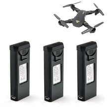 Load image into Gallery viewer, 6pcs Lipo Battery Charger Sets For VISUO XS809S XS809HW XS809W XS809 3.7V 900mAh RC Drones Quadcopter Spare Parts Accessories