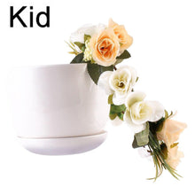 Load image into Gallery viewer, Luxury Modern Matching Flower Headband Lovely Newborn Headband Flower Crown Wreath for Mother and Kids