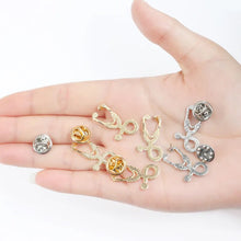 Load image into Gallery viewer, Doctors Nurses Mini Stethoscope Brooches Pins Jackets Coat Lapel Pin Bag Button Collar Badges Gifts Medical Jewelry