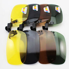 Load image into Gallery viewer, Men Women UV400 Flip Up Glasses Frame clip Polarized Sunglasses Adult Kids Travel Sun Glasses Clip big Medium small Goggles