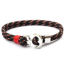 Load image into Gallery viewer, Luxury Modern Handamde Multilayer Anchor Bracelets Charm Survival Rope Chain Fashion Jewelry Bracelet For Men and Women