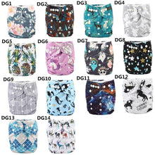 Load image into Gallery viewer, Baby Pocket Cloth Diaper Nappy Reusable Adjustable Washable No Inserts Nappie For Baby In Modern Printed Style