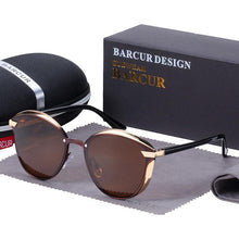 Load image into Gallery viewer, Luxury New Fashion Polarized Women Round Rimeless Popular Retro Classic Sunglasses Ladies lunette de soleil femme