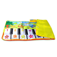 Load image into Gallery viewer, Big Musical Mat Carpet Touch Play Piano with 8 Animals Sound Music Instrument Baby Play Mat Rug Educational Toys For Kids