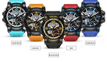 Load image into Gallery viewer, NEW Sport Analog-Digital Watch For Men and Woman Waterresistant 50M Professional Waterproof Quartz Large Dial Military Wristwatches With Night Mode