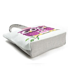 Load image into Gallery viewer, Miyahouse Lovely Owl Printed Women's Casual Tote Large Capacity Canvas Female Shopping Bag Ladies Shoulder Handbag Beach Bag