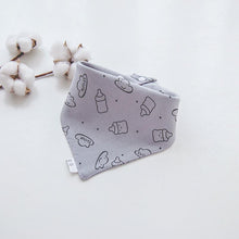 Load image into Gallery viewer, Cotton Cartoon Bandana Feeding Saliva Towel Waterproof Bibs For Baby Burp Accessory Adjustable Button Durable Baby Towels