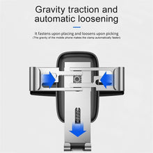 Load image into Gallery viewer, 360 Degree Rotation Car Phone Holder For Car Air Vent / CD Slot Mount Phone Holder Stand Metal Gravity Mobile Phone Holder