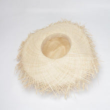 Load image into Gallery viewer, New Handmade Women Straw Sun Hats Large Wide Flat Top Wide Hat Beach Hat Lady Holiday Sun Protection Hat Girls Quality Natural Outdoor Sun Caps For Holiday Vintage Design Hat