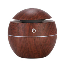 Load image into Gallery viewer, 130ML USB Aroma Diffuser Ultrasonic Cool Mist Humidifier Air 7 Color Change LED Night Light For Office Home
