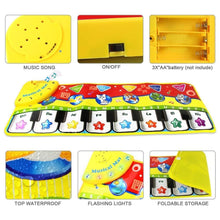 Load image into Gallery viewer, Trend Baby Piano Mats Music Carpets Children Touch Play Game Musical Carpet Mat Educational Toys Electronic Toy For Kids