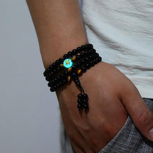 Load image into Gallery viewer, Black Elegant Luxury Modern Fashion Fluroscent Beads Bangles And Bracelets Handmade Amazing For Women Or Men