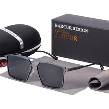Load image into Gallery viewer, The New Luxury Original Minimalist Aluminium Square Sunglasses Polarized Sun glasses for Women and Men With UV400 Protection