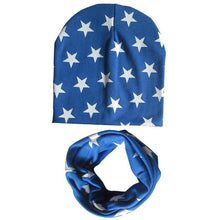 Load image into Gallery viewer, Modern Children Hat Scarf Set Camouflage Print Cotton Baby Beanie Collar for Baby Boy/Girl Cap Kids Warm Hats Scarves Design
