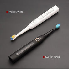 Load image into Gallery viewer, Electric Vibration Toothbrush Sonic Rechargeable Smart Chip Teethbrush Head Replaceable Whitening Healthy Best Gift For Adults And Kids