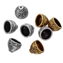 Load image into Gallery viewer, Juya 30pcs/Lot Wholesale DIY Women's Jewelry Findings Antique Gold/Silver Color Bead Caps For Tassels Earrings Jewelry Making
