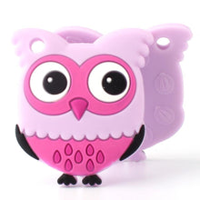 Load image into Gallery viewer, Owl Silicone Teethers Food Grade For Baby Teething Silicone Beads Teething Toddler Toys For Kids