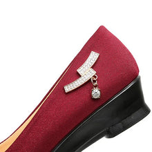 Load image into Gallery viewer, Women Ballet Wedges Shoes Female for Work Cloth Shoes Women Sweet Loafers Slip On Women's Wedges Shoes Oversize New Boat Shoes