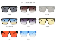 Load image into Gallery viewer, Modern Oversized Square Sunglasses For Lady and Women Luxury Brand Fashion Gafas Shade WIth Mirror Glasses And UV400 Protection