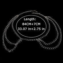 Load image into Gallery viewer, Multilayer Metal Women's Waist Chain Belt Fashion Sexy Body Jewelry Female Trendy Clothing Accessories