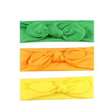 Load image into Gallery viewer, Modern 3Pcs Set Elastic Baby Headband Cute Bow Knot Kids Hair Bands For Newborn Baby Girl