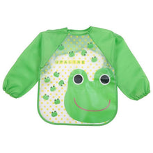 Load image into Gallery viewer, Waterproof Long Sleeve Girl Bibs Kids Burp Cloth Feeding Bib with Pocket Bib For Kids