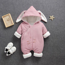 Load image into Gallery viewer, Baby Newborn Jumpsuit Snowsuit Warm Romper Cotton Jackets for baby Girl & boy In Modern Desgn